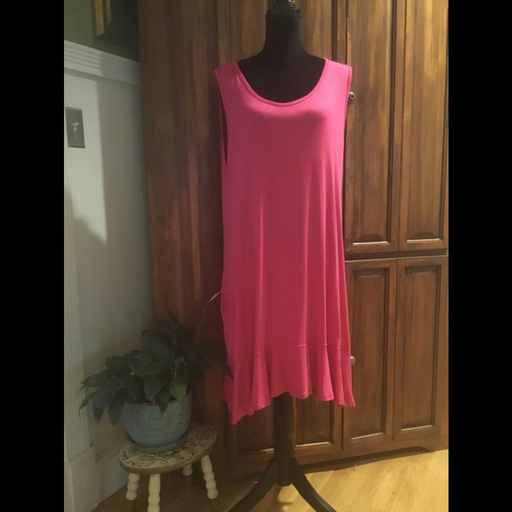 Lounging pajama or dress with pockets